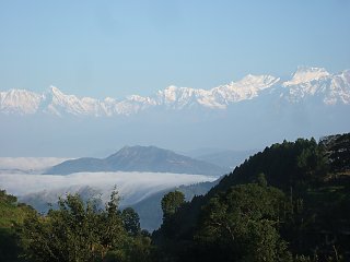 Wunderschöner Panoramablick im Himalaya