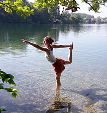 Yogalehrerin Daniela Schilcher