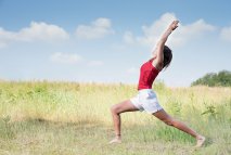 Yogalehrerin Andrea Moll