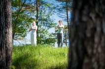 Meditation in der Stille der Natur