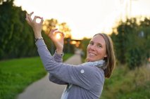 Yogalehrerin Daniela Reich