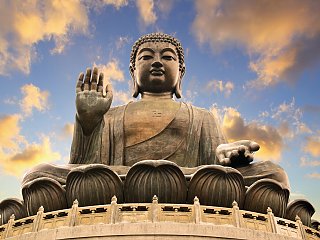 Buddha Statue in Hong Kong