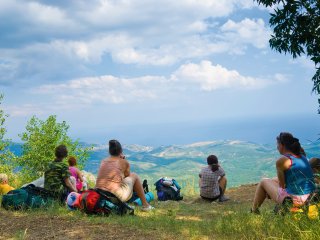 Gemütliche Rast mit Aussicht