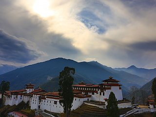 Das Trongsa Dzong in Bhutan