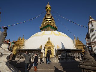Swayambunath Stupa in Kathmandu, Nepal