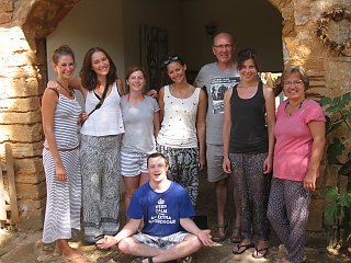Schönes Gruppenbild bei der Finca Son Verd von Doris Couvreur
