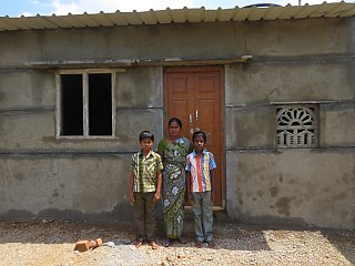 Projekte Indien - ein Haus für Witwe Valli