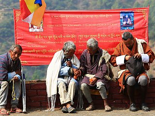 Menschen in Bhutan