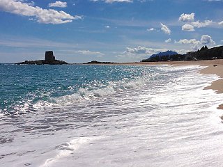 Der Strand Torre di Bari lädt zum Träumen ein