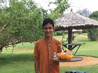 Freundliches Personal im Oasis Ayurveda Resort Hambantota auf Sri Lanka