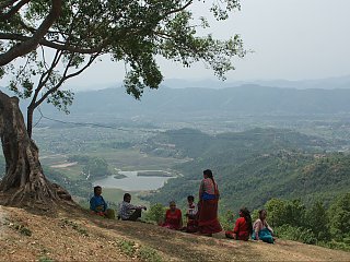 Blick auf den Begnas Lake 