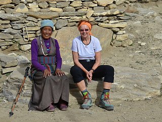 Begenungen mit herzlichen Bewohnern der Region Lo Mantang bereichen die Trekking-Tour durch Mustang