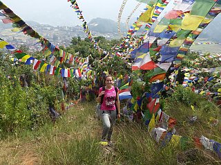 Die Auszubildende von NEUE WEGE Monika Wuttke erkundete Nepal auf ihrer Reise