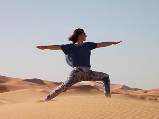 Yogalehrerin Uli Hawel