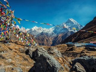 Auf Nepal Trekking Reisen dem höchsten Punkt der Welt ganz nah sein