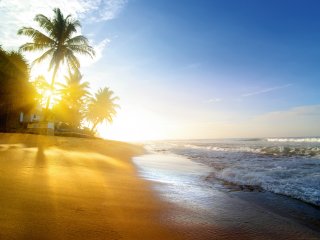 Sie Sonnenuntergänge auf Sri Lanka sind spektakulär