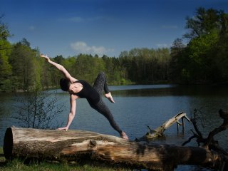 Yogalehrerin Anke Jung