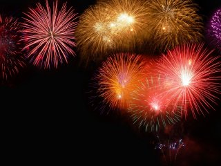 Großartiges Feuerwerk an Silvester