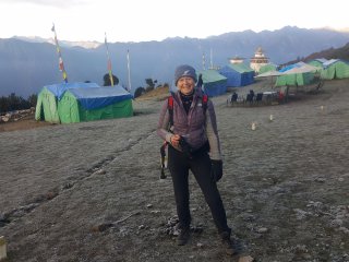 Auf 4000m in Bhutan in einem Camp schlafen