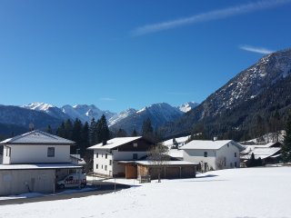 Ein Ausblick vom letzten Tag über die Berglanschaft