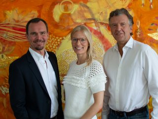 Hannes Reißland, Makus Hegemann und Katharina Hegemann