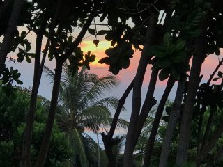 Farbenfroher Sonnenuntergang in Sri Lanka