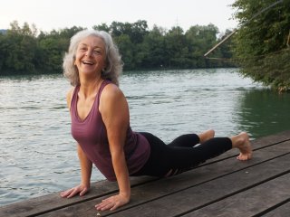 Yogalehrerin Monika Rapp