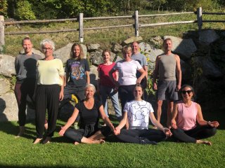 Die Reisegruppe von Yogalehrerin Ilona