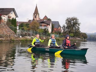 herbstliche Kanu-Tour in der Gruppe