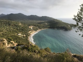 Genießen Sie den Blick auf die Bucht