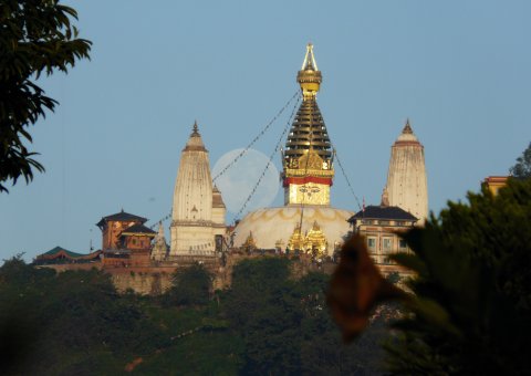 Swayambunath Stupa in Kathmandu 