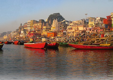 Erkunden Sie die indische Stadt Varanasi