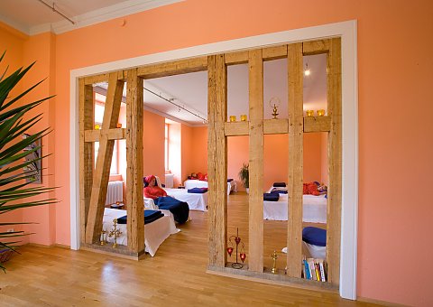 Neben den Ayurveda-Behandlungsräume gibt es einen schönen Ruheraum zum Entspannen