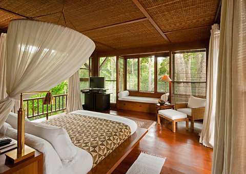 Wachen Sie mit dem Gesang der Vögel in Ihrem Zimmer im Como Shambhala am Morgen auf