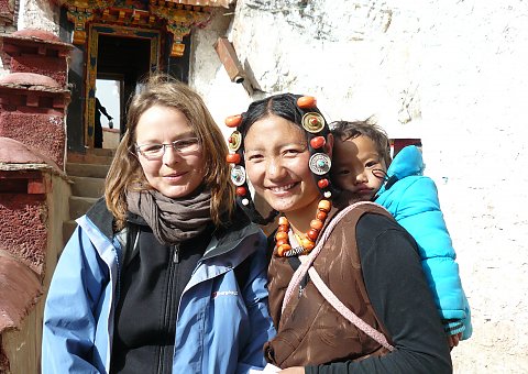 Unsere Tibet-Expertin Angelika Sturtz unterwegs in Tibet