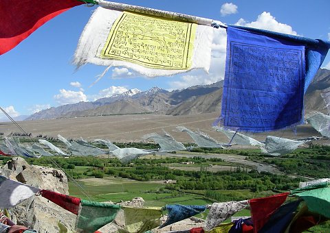 Begegnen Sie den berühmten Gebetsfahnen