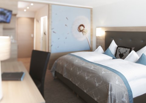 Gemütliche Zimmer im Kunzmann's Hotel laden zum Ausruhen ein (Classic DZ)