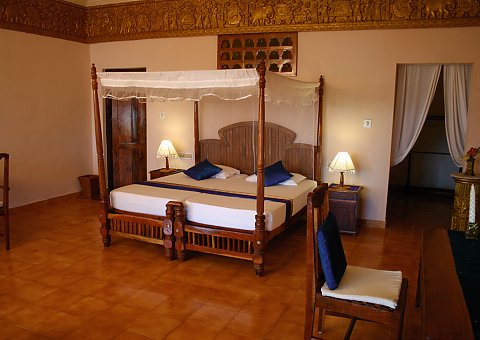 Die modern eingerichteten Zimmer des Bethsaida Hermitages überraschen mit Liebe zum Detail