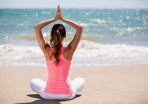 Wohltuendes Yoga am Meer