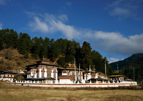 Eines der ältesten buddhistischen Tempel und Klöster Bhutans: Jambay Lhakhang 