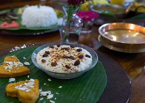 Genießen Sie die leckeren ayurvedischen Köstlichkeiten im Ayurveda Garden