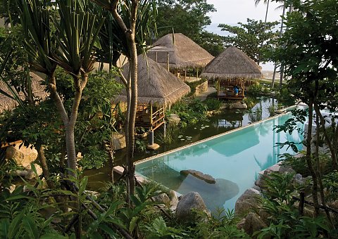 Amrita Cafe direkt am Pool