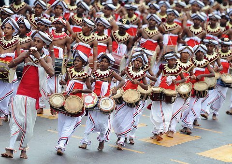 Prunkvolles Fest in Sri Lanka: Kandy Perahera