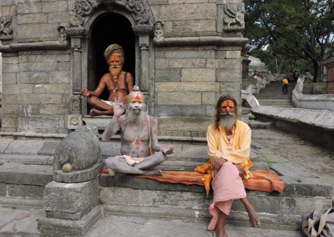 Yogis in Nepal