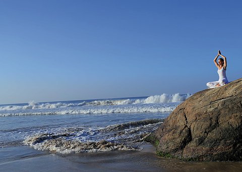 Im Manaltheeram Yoga & Meditation am Meer üben