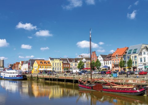 Binnenhafen in Husum