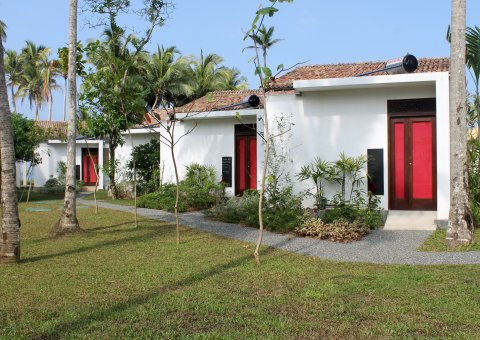 Im ANANDA Ayurveda Resort wohnen Sie in gemütlichen Bungalows