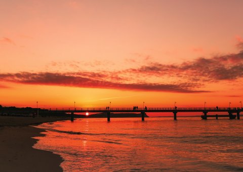 Genießen Sie stimmungsvolle Sonnenuntergänge auf der Insel Rügen!