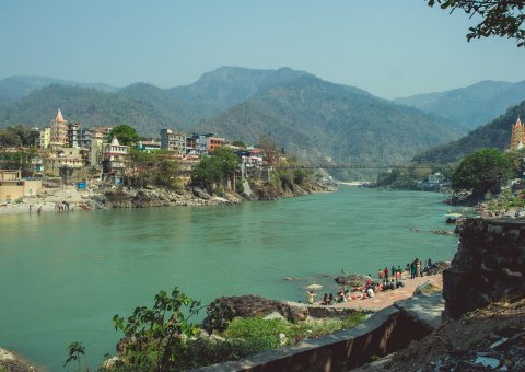 Der Fluss Ganges ist die heilige Lebensader Indiens