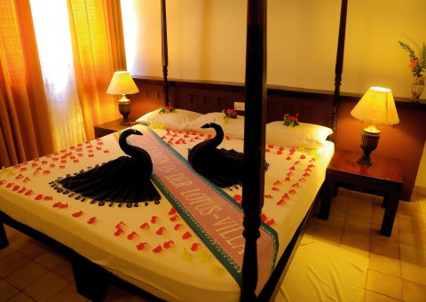 Freuen Sie sich auf die Details in der Lotus Villa auf Sri Lanka 